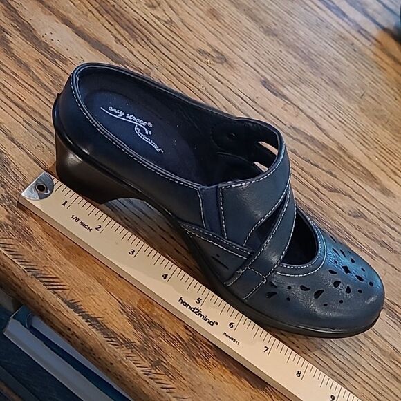 Easy Street comfort wave sz 6W navy mules - Picture 5 of 8